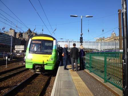 First public train from Waverley on 6th September 2015